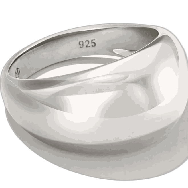 Mejuri Dome Silver Statement Ring