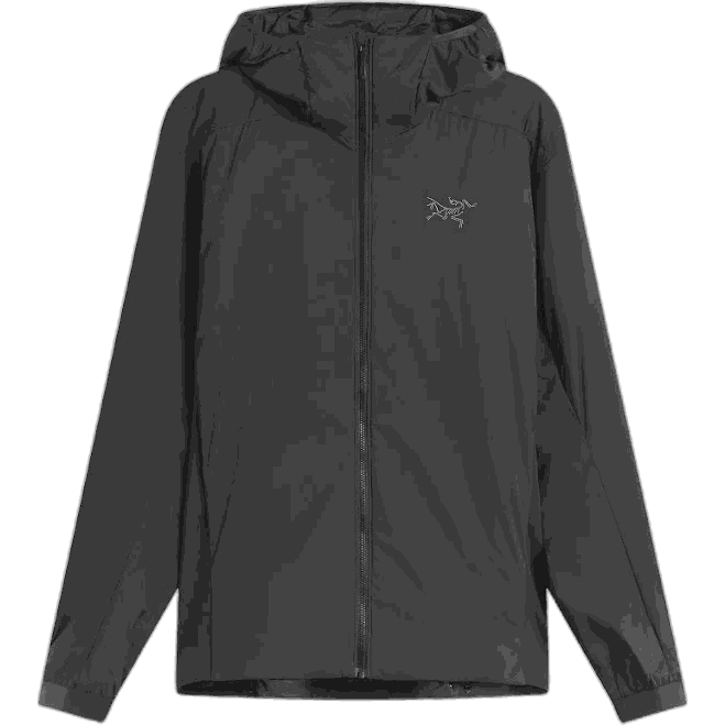 END. Clothing Arc'teryx Men's Atom Hooded Jacket in Black, Size S