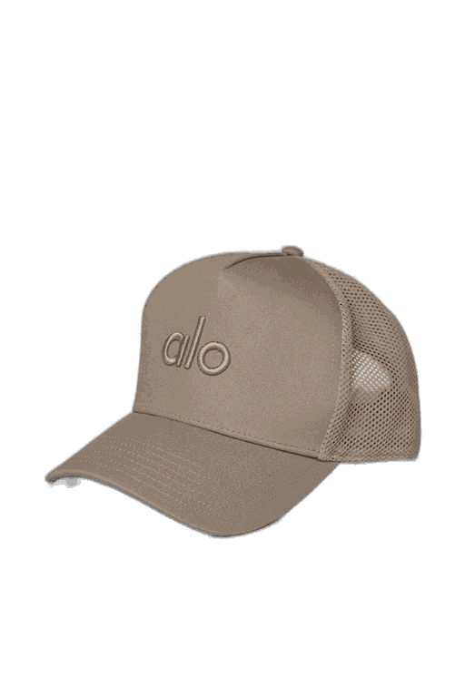 Alo Yoga District Trucker Hat - Gravel