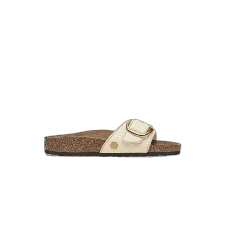 Birkenstock WMNS Madrid Big Buckle Raffia - Naturale
