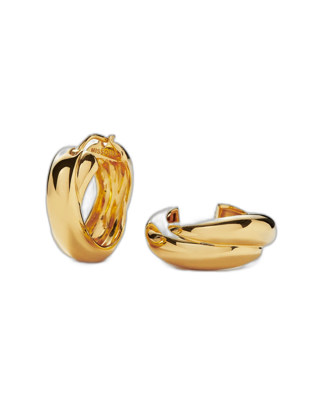 Missoma Lucy Williams Chunky Medium Entwine Hoop Earrings | 18k Gold Plated