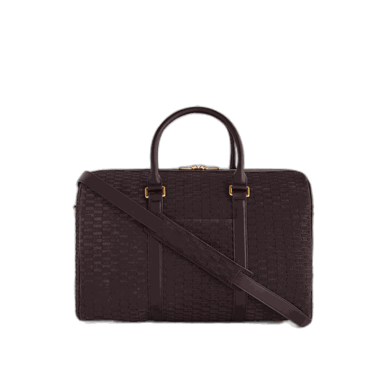 Kith Monogram Suede Traveler K40 Bag - Incognito