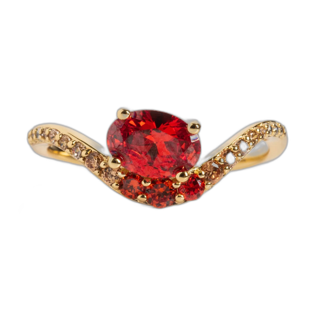 For You, With Love Main Character Floating Ombre Birthstone Ring