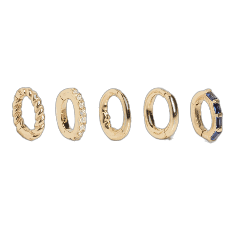 Family Gold Solid Gold Ring Clip