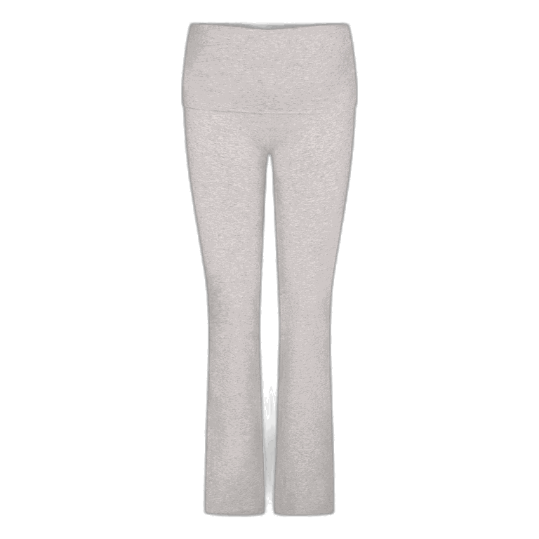 SKIMS COTTON JERSEY MATERNITY FOLDOVER PANT | LIGHT HEATHER GREY