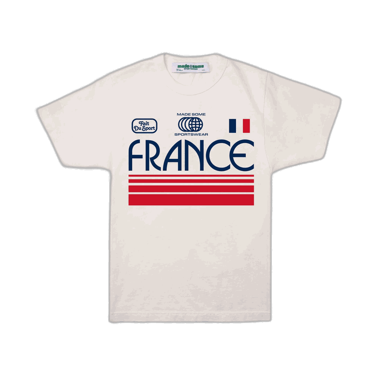 Made Some France Sportwear Tee - Off White
