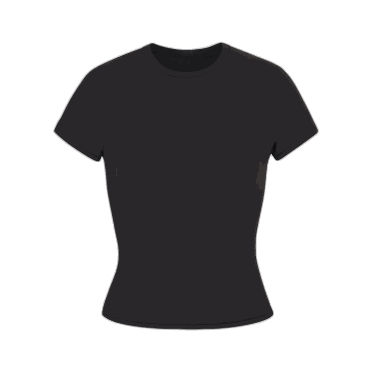 SKIMS FITS EVERYBODY T-SHIRT | ONYX
