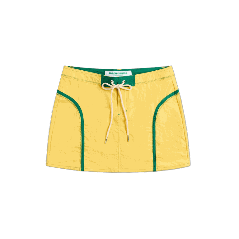 Made Some Mini Skirt - Yellow / Green