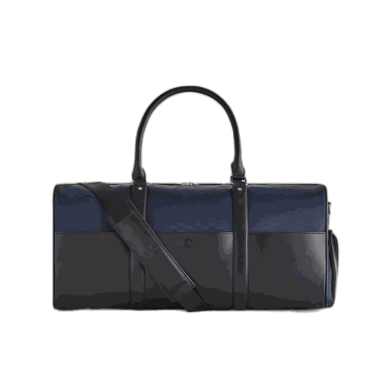 Kith Monogram Nylon Leather Traveler K55 Bag - Nocturnal