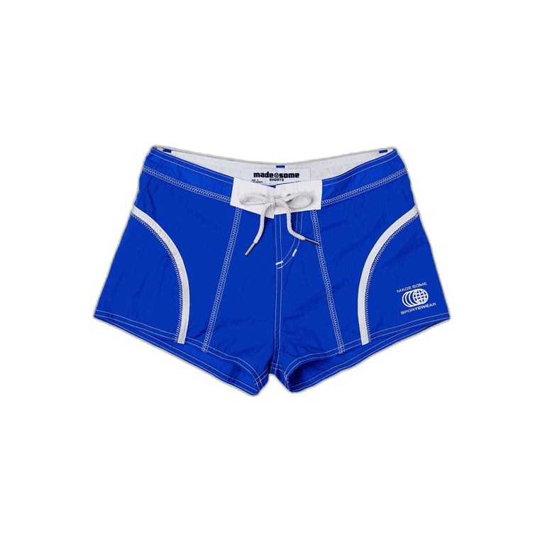 Made Some Short Shorts - Cobalt / White