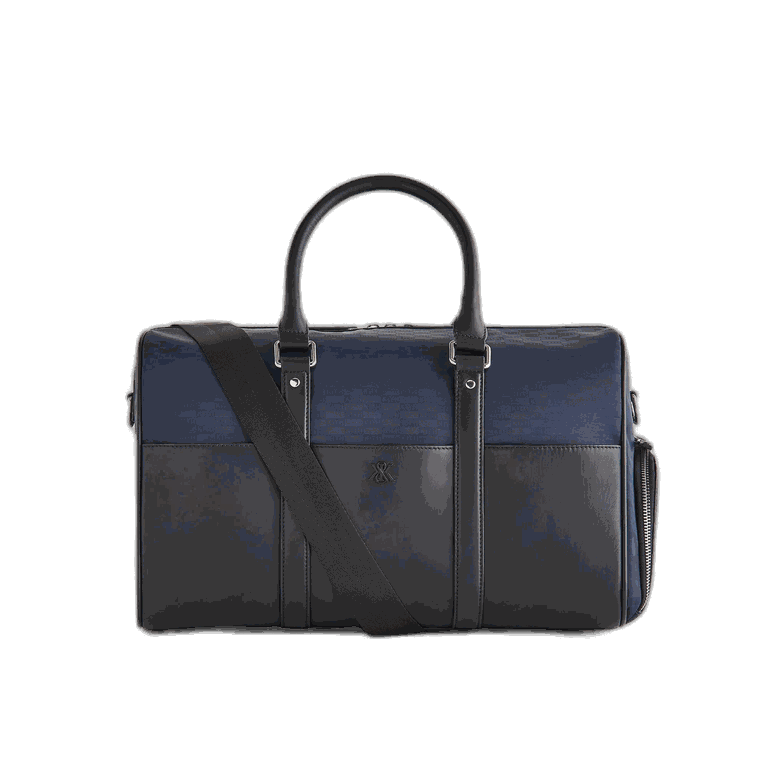 Kith Monogram Nylon Leather Traveler K40 Bag - Nocturnal