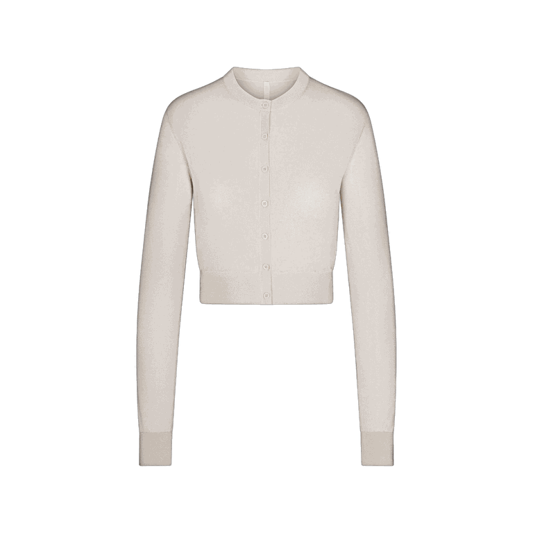 SLINKY KNIT CARDIGAN | BUFF
