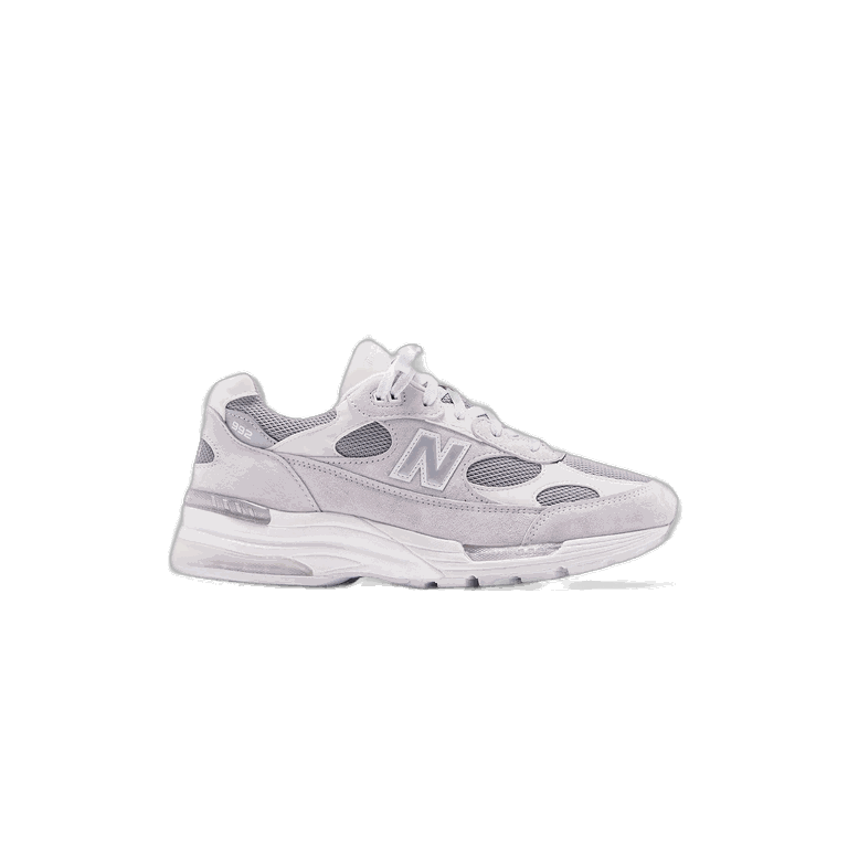 New Balance 992 Made in USA - White / Silver Metalic