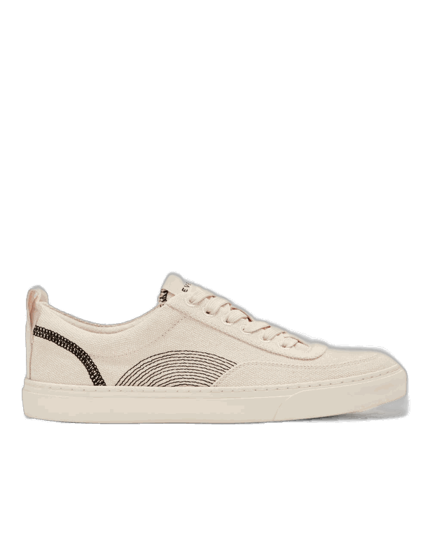 Everlane The Tread-Bare Sneaker | Natural Canvas / Black