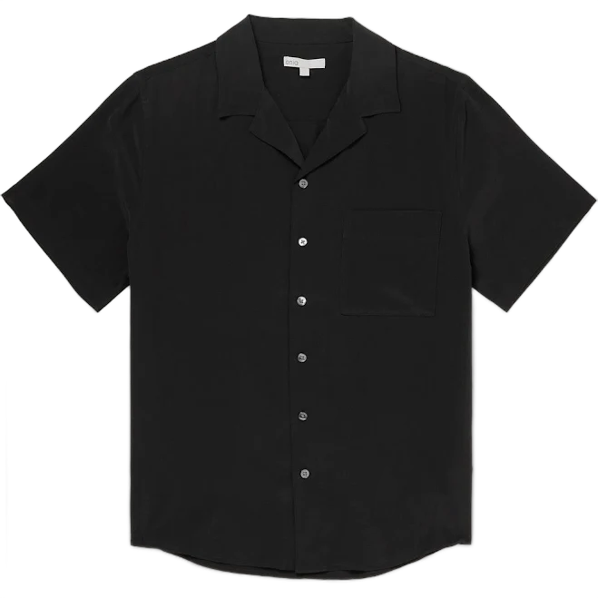 MR PORTER Onia Men's Silk-Crepe Camp-Collar Shirt