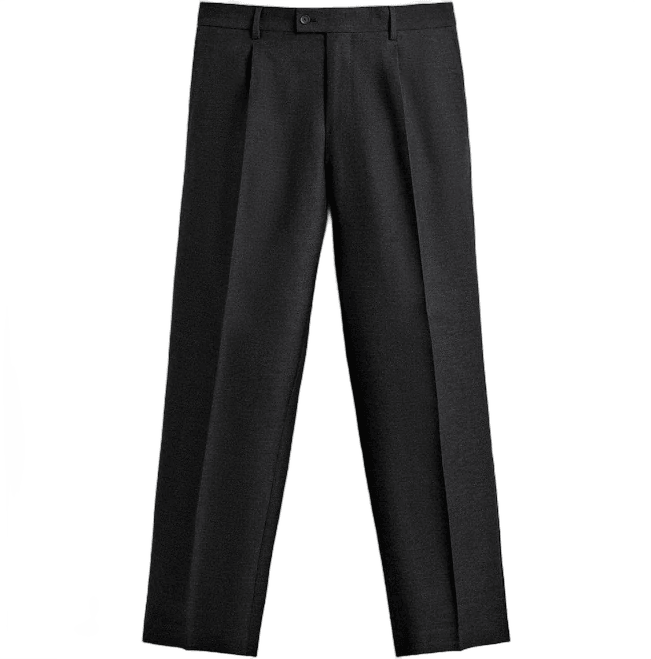 Zara Men's Pleated Regular Fit Pants