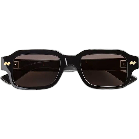 Bottega Veneta Intrecciato Rectangular Sunglasses