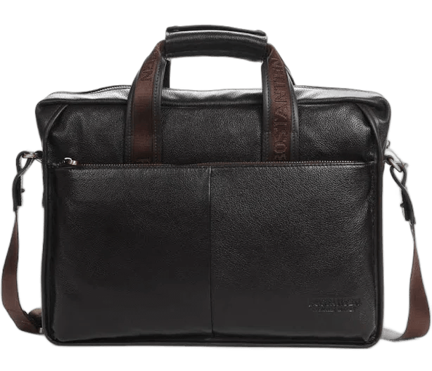 Bostanten Men's Leather Briefcase Messenger Business Bag