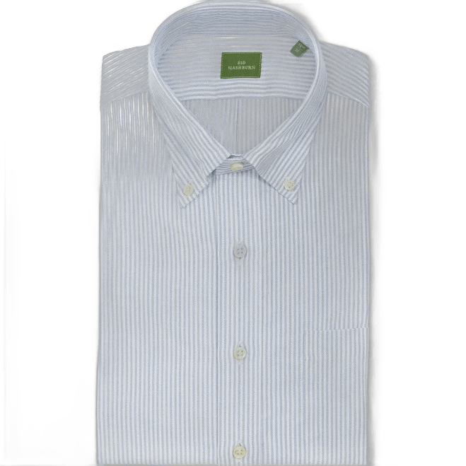 Mashburn Sid Mashburn Oxford Stripe Button-Down Dress Shirt