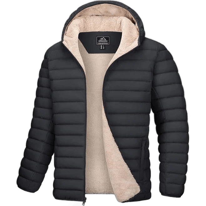 Magcomsen Men's Hooded Water Resistant Puffer Jacket