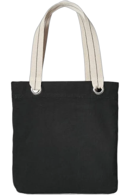 Bag and Canvas Heavy Canvas Tote Bag with Natural Color Handle