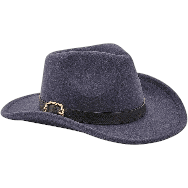 HSN Vince Camuto Western Belted Felt Cowboy Hat