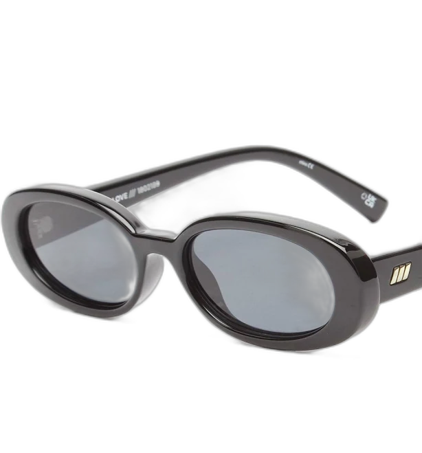 END. Clothing Le Specs Outta Love Sunglasses in Black | END Clothing
