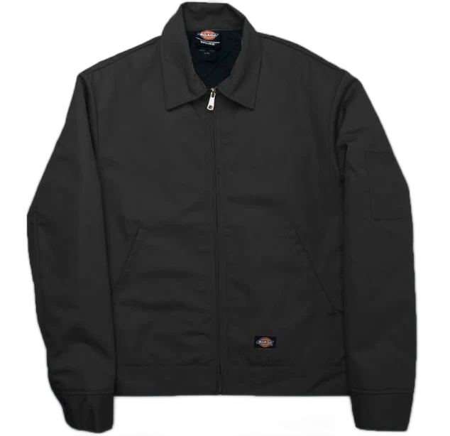Dickies TJ15 Lined Eisenhower Black Jacket