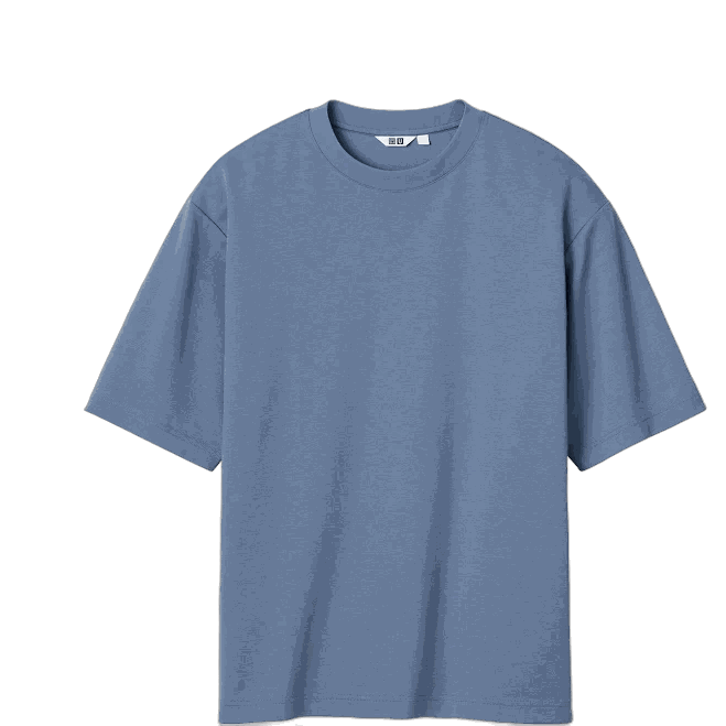 Uniqlo Men's Airism Quick-Drying Oversized T-Shirt