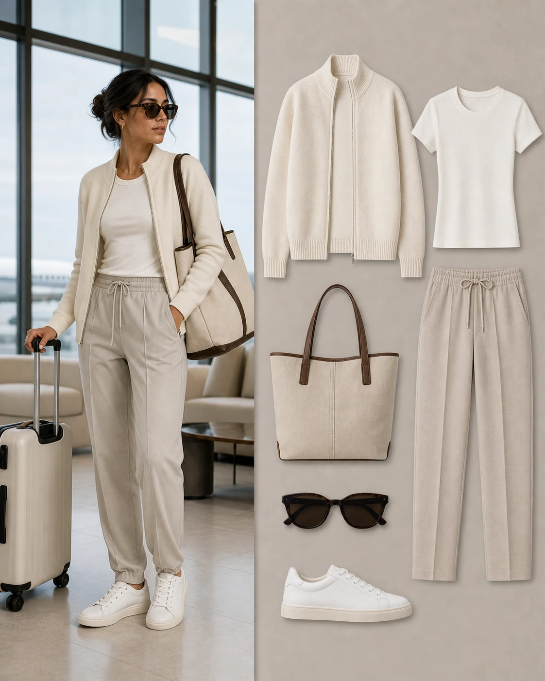 Clean daily core editorial outfit preview
