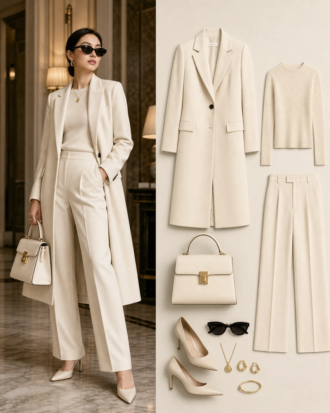 Clean city uniform editorial outfit preview