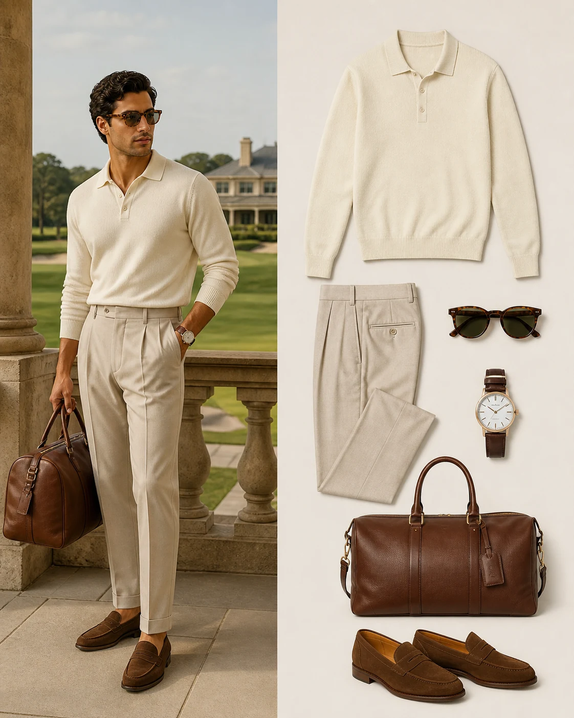 Refined office core editorial outfit preview