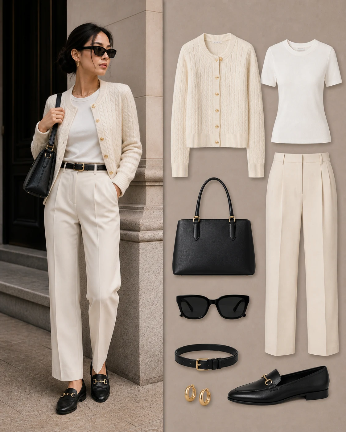 Campus classic editorial outfit preview
