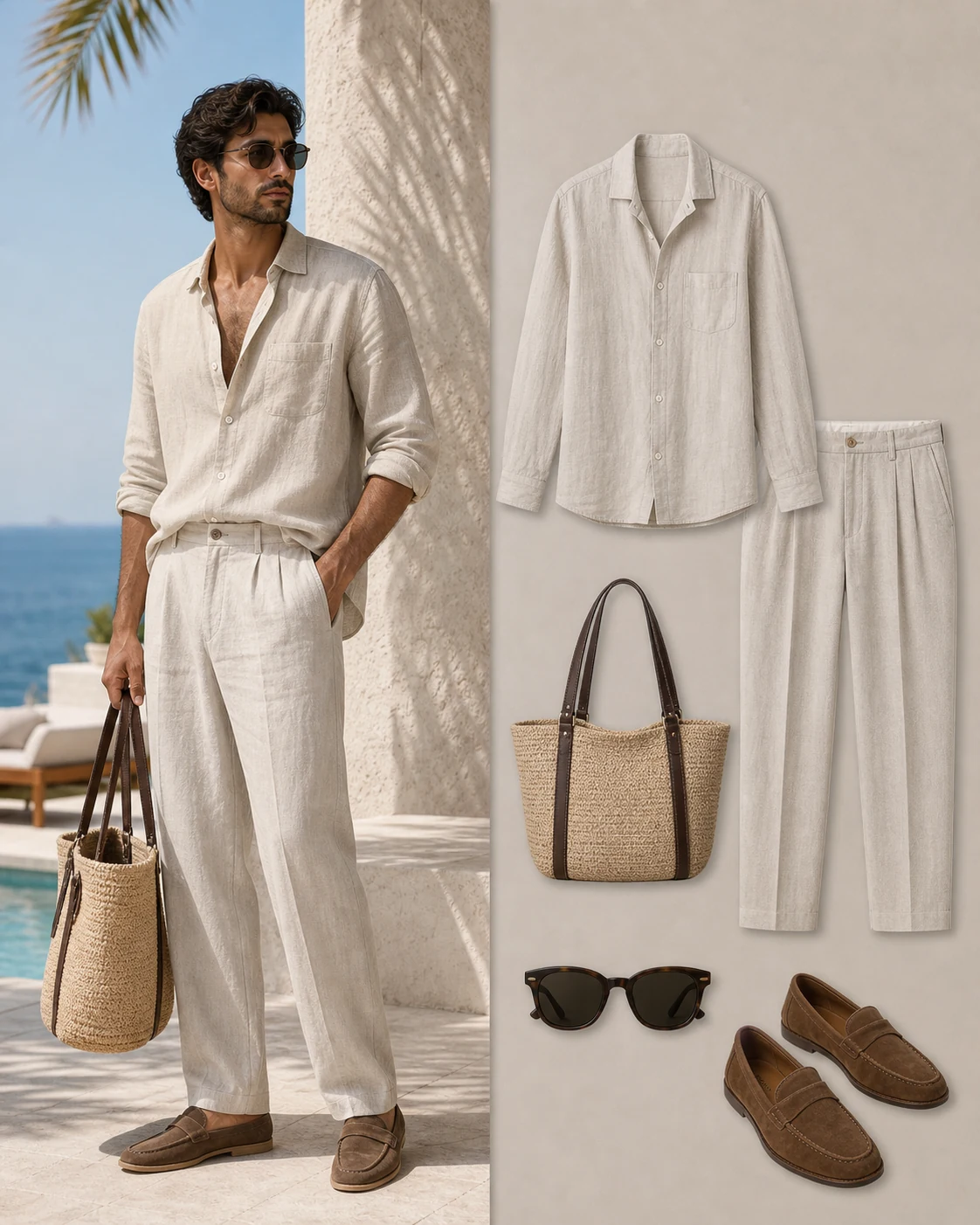 Resort off-duty editorial outfit preview